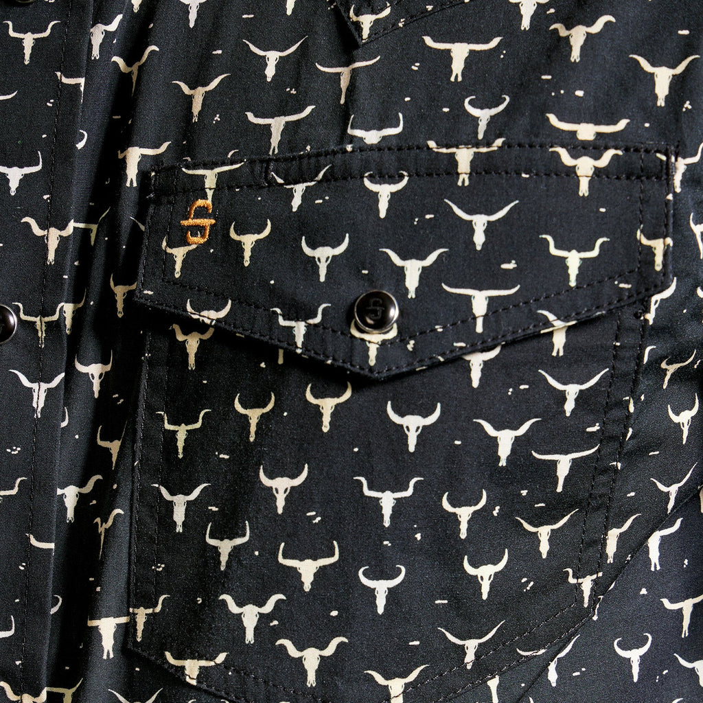 Camisa Stetson Vintage Range Skull Forge