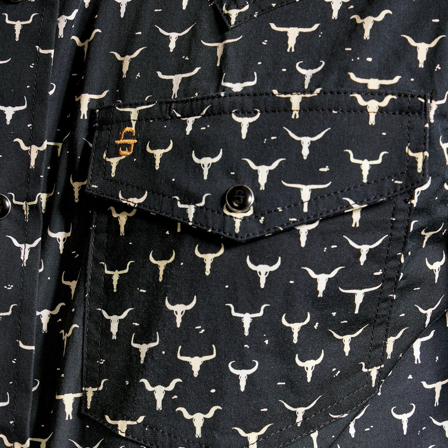 Camisa Stetson Vintage Range Skull Forge