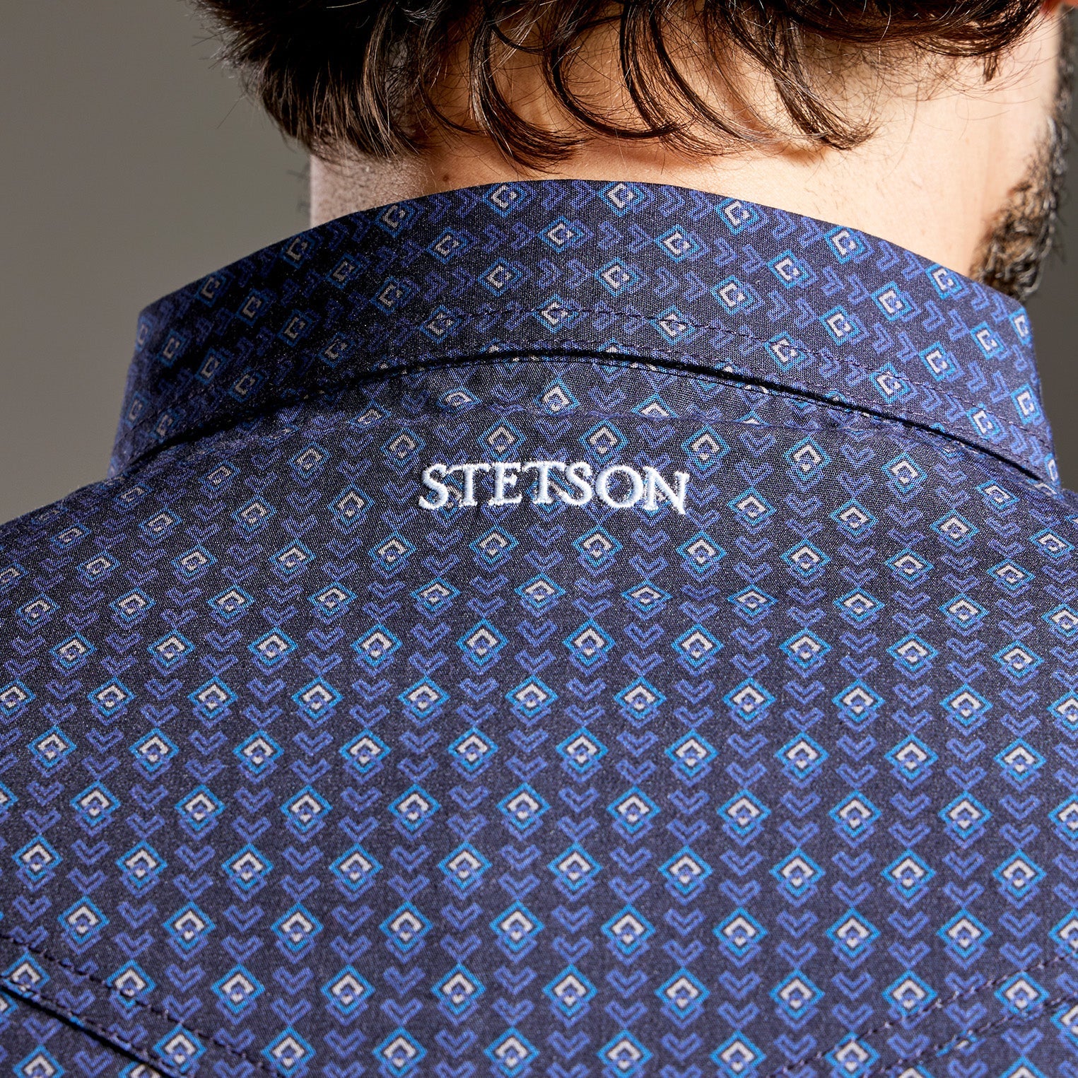 Camisa Stetson Vintage Range Midnight Tapestry