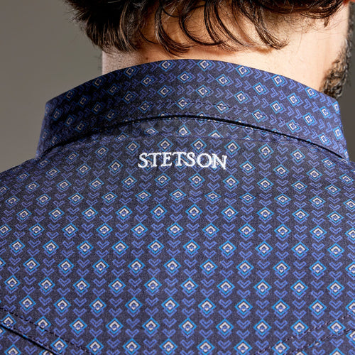 Camisa Stetson Vintage Range Midnight Tapestry