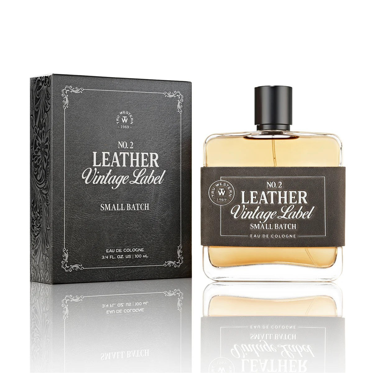 No. 2 Leather Vintage Label Small Batch Cologne 100ml