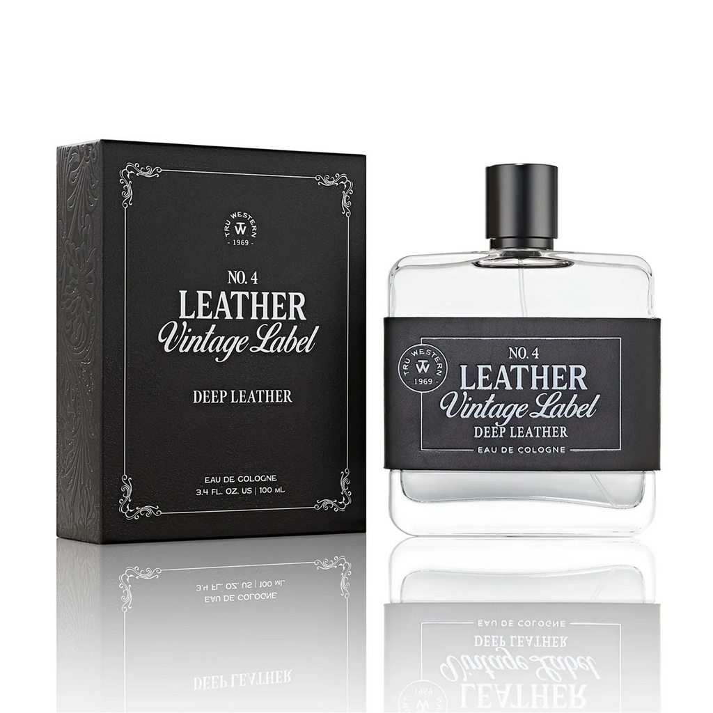 No. 4 Leather Vintage Label Deep Leather Cologne 100ml