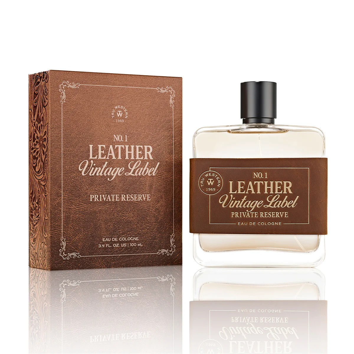 No. 1 Leather Vintage Label Private Reserve Cologne 100ml