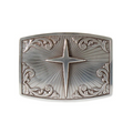 Buckle Rectangle Floral Cross 37031