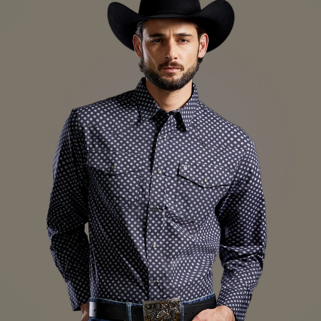 Camisa Stetson Vintage Range Shadowburst