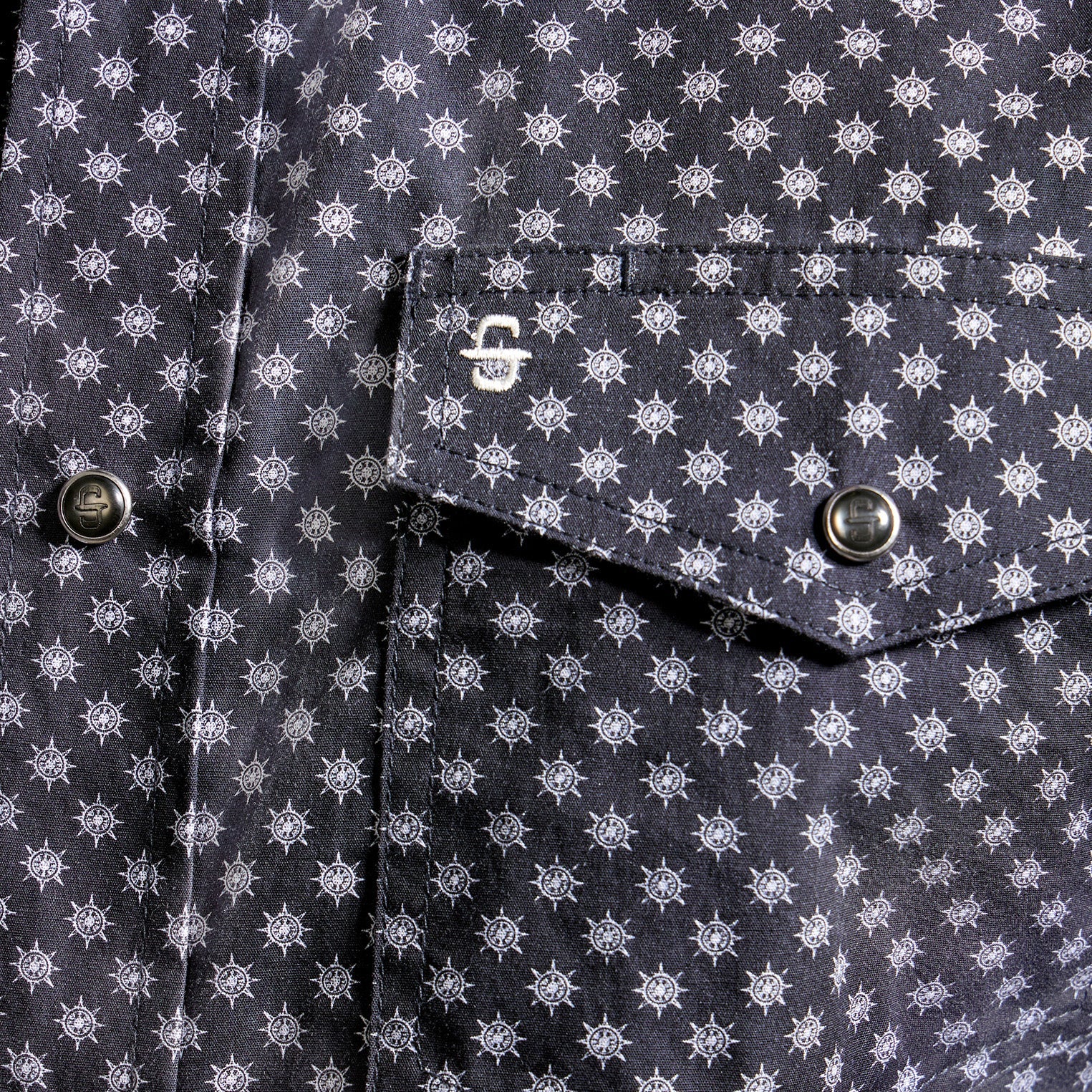 Camisa Stetson Vintage Range Shadowburst