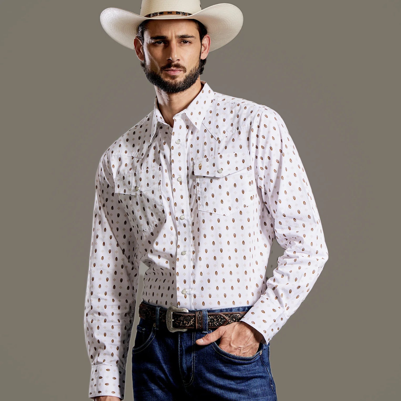 Camisa Stetson Vintage Range Sonora Bloom