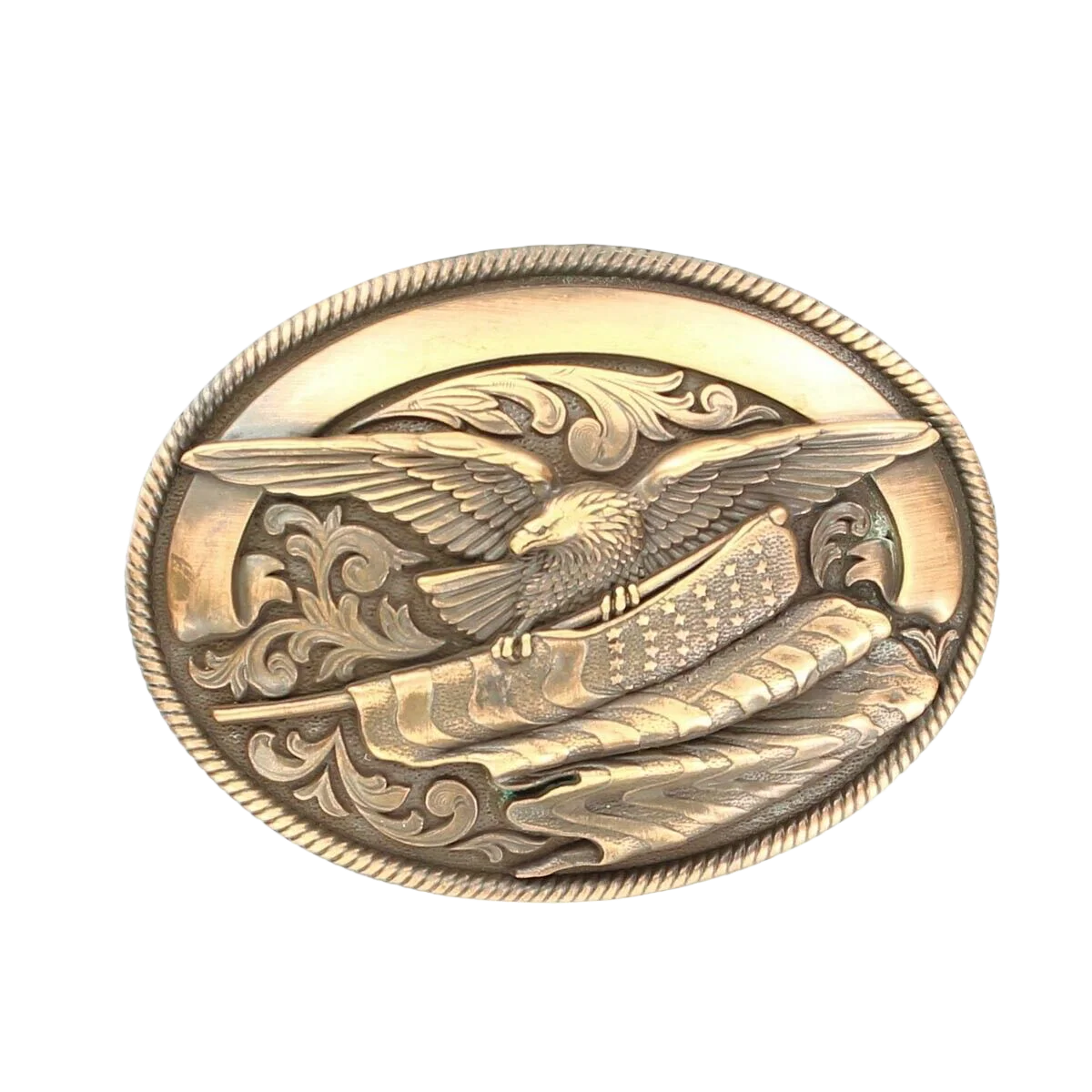 American Eagle Copper Belt Buckle 37024