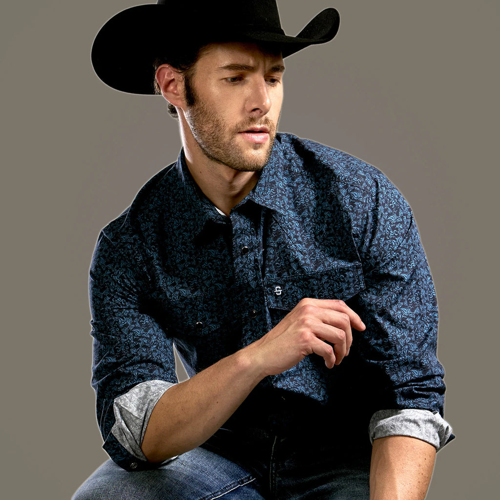Camisa Stetson Vintage Range Sable Crest