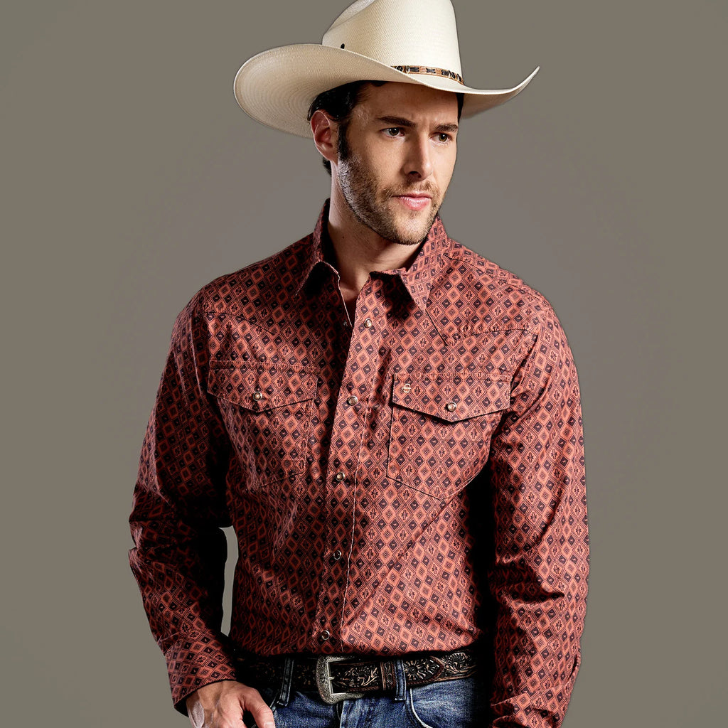 Camisa Stetson Vintage Range Tierra Sagrada