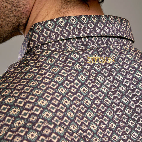 Camisa Stetson Vintage Range Forest Nomad