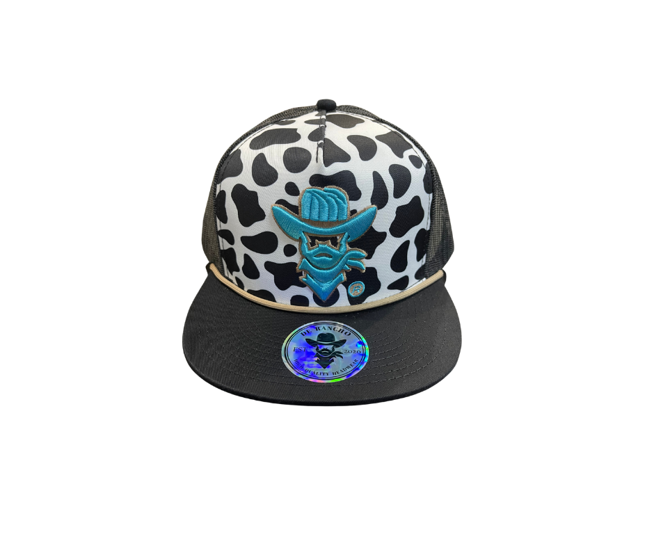 De Rancho cow print black