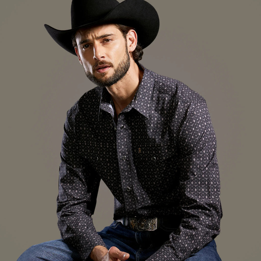 Camisa Stetson Vintage Range Steer Apex