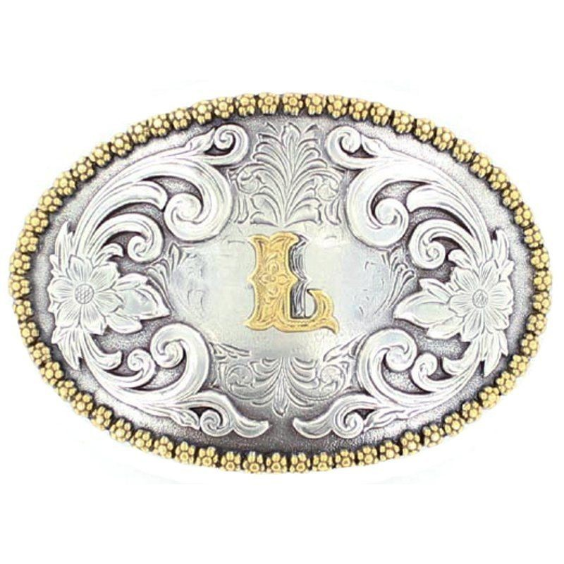Initial Belt Buckle L 37072-L