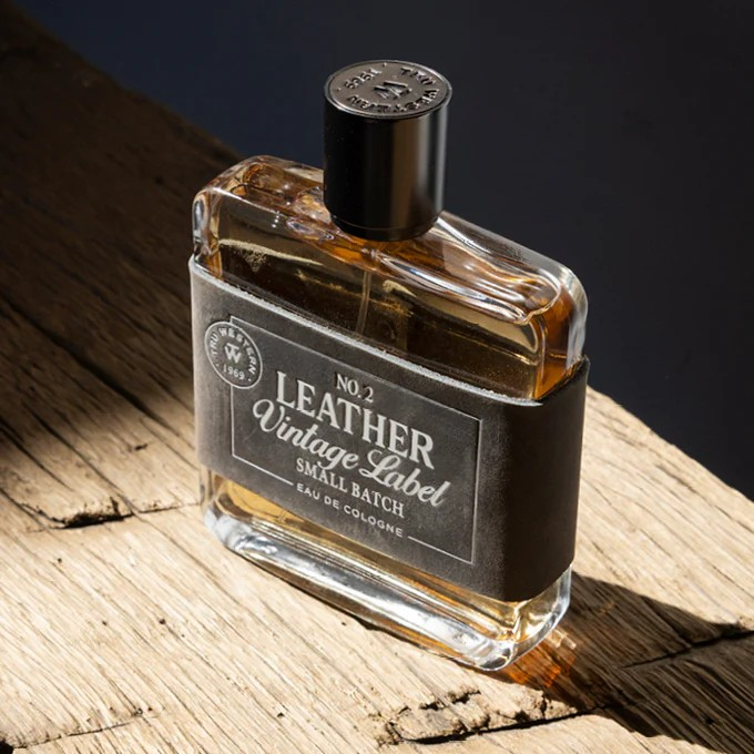 No. 2 Leather Vintage Label Small Batch Cologne 100ml