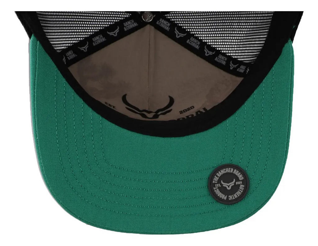 Gorra Ranch & Corral Lifestyle 21 Rcl21 Negro/turqiesa
