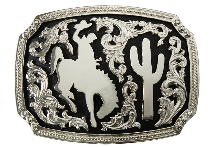 Bronco Rider Belt Buckle