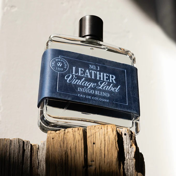 No. 3 Leather Vintage Label Indigo Blend Cologne 100ml